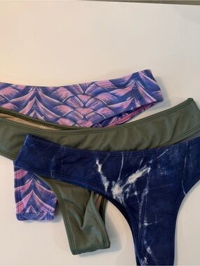 Midori whale tale bikini bottom bundle